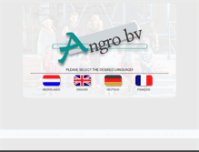 Tablet Screenshot of angro.nl